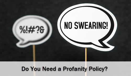 profanity at work