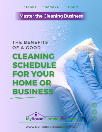 What is a good cleaning schedule&##x3f;