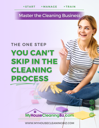 What is the most important step in the cleaning process&##x3f;