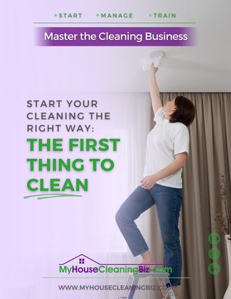 What should be the first thing to be cleaned in cleaning the house&##x3f;