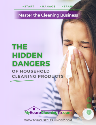 What are the safety issues with household cleaning products&##x3f;