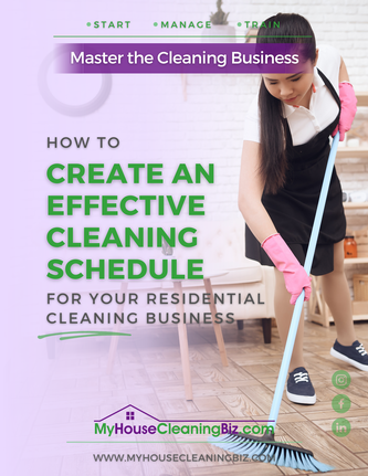 How do you make an effective cleaning schedule&##x3f;
