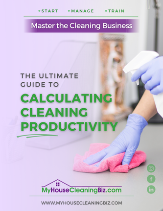 How do you calculate cleaning productivity&##x3f;