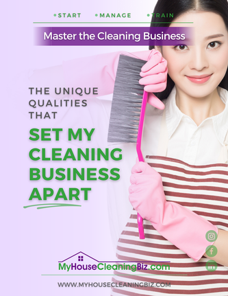 What makes my cleaning business unique examples&##x3f;