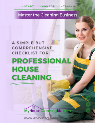 How do professionals clean a house checklist&##x3f;