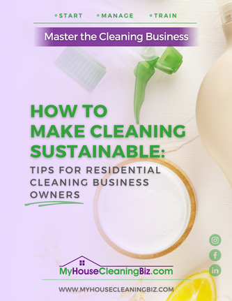 How can we make cleaning sustainable&##x3f;