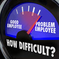 Can you identify the employee problem and how to fix it&##x3f;