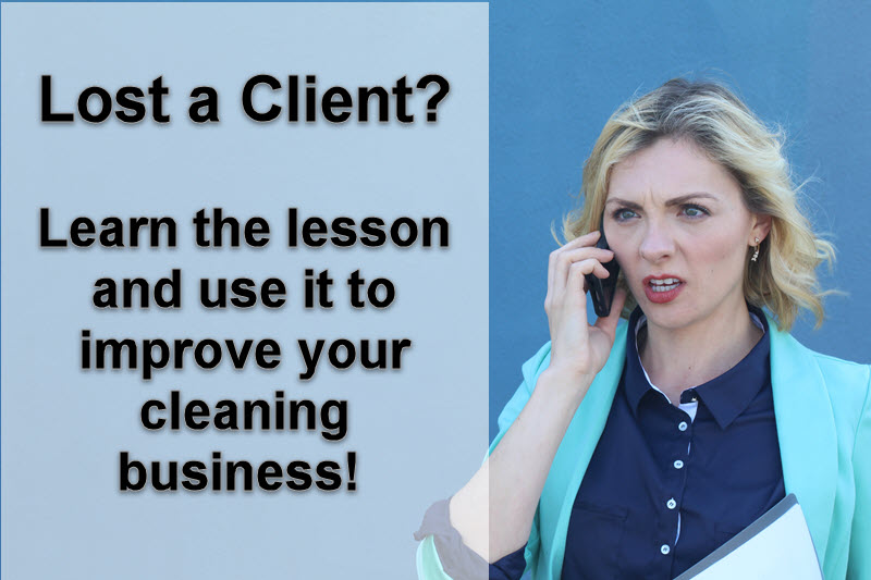 Have you lost a Client Because Of Poor Performance&##x3f;