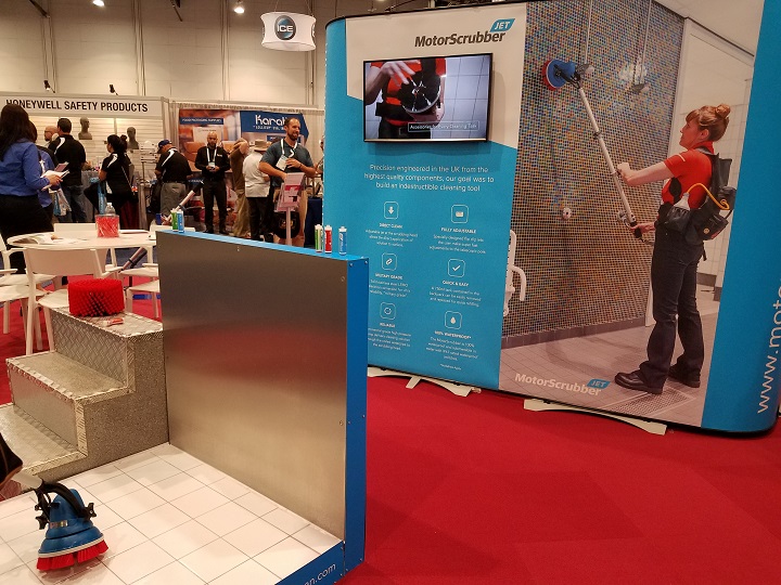 Demo at ISSA ProWash by MotorScrubber
