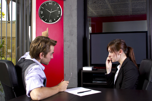 Writing up employees