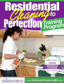 Residential Cleaning to Perfection Certification Training Program 