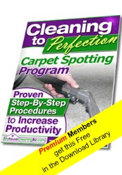 Cleaning to Perfection - Carpet Spotting Training Program &##x28;PDF Download&##x29;