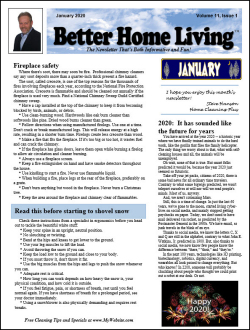 Better Home Living Newsletter Template - Monthly Newsletter for Print and Web